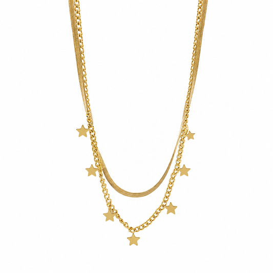 Stellar Harmony Layered Necklace