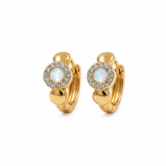 Golden Mist Mini Hoops