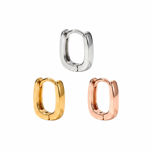 Aurum Curve Huggie Earrings