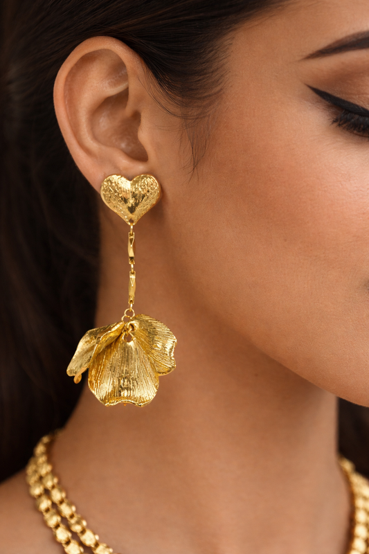 Royal Petalia Statement Earrings