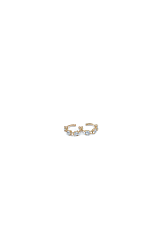 Luna Glow Crystal Ear Cuffs
