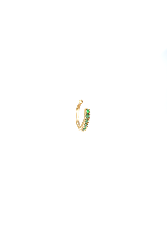 Emrald Green Sparkle Nose Pin