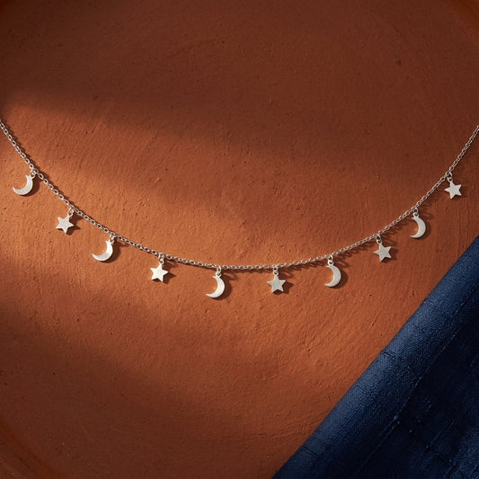 Moon & Star Belly Chain