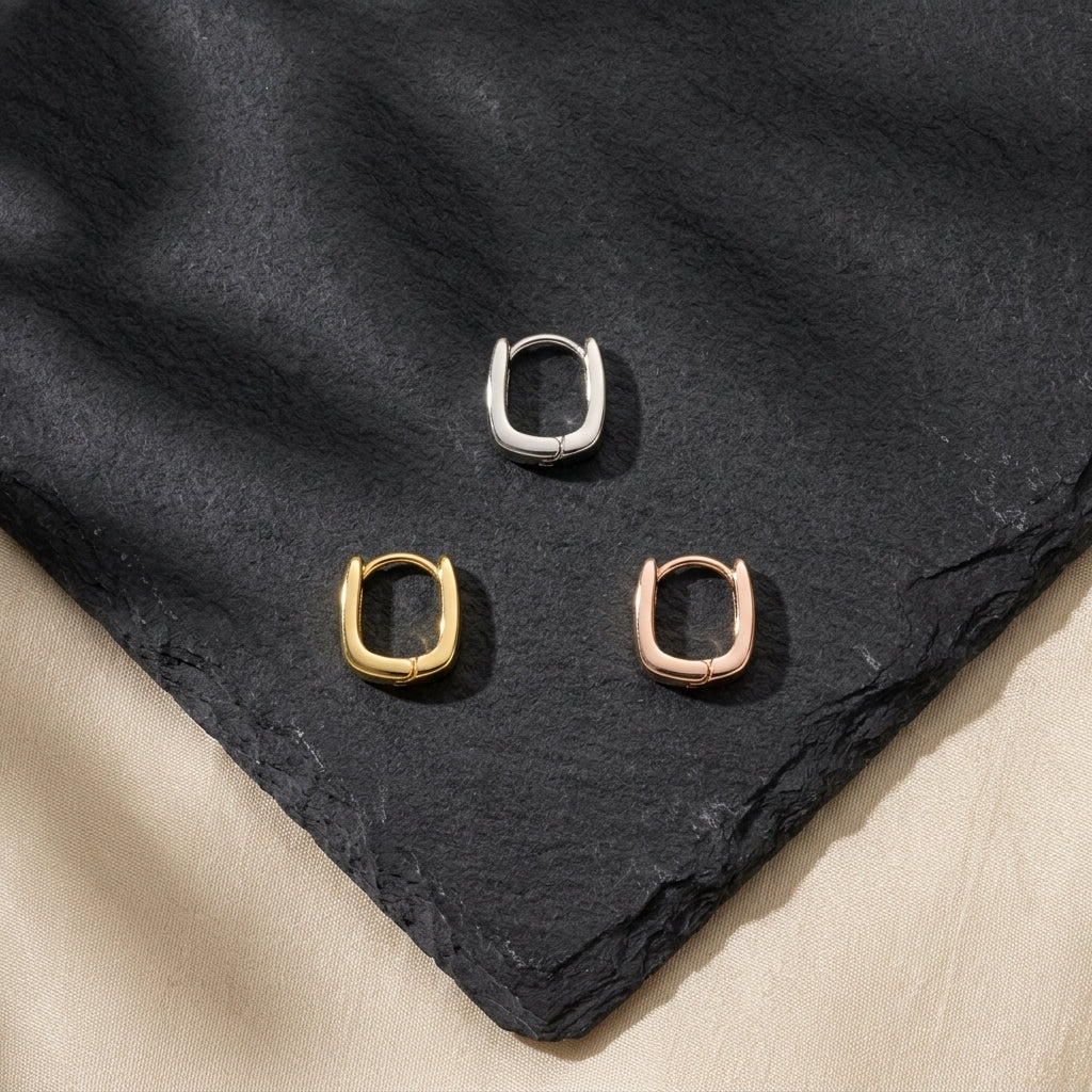 Aurum Curve Huggie Earrings - photo 2