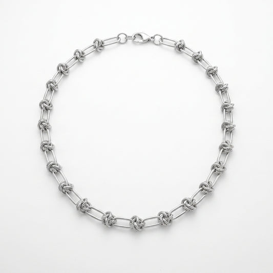 Silver Nova Link Necklace