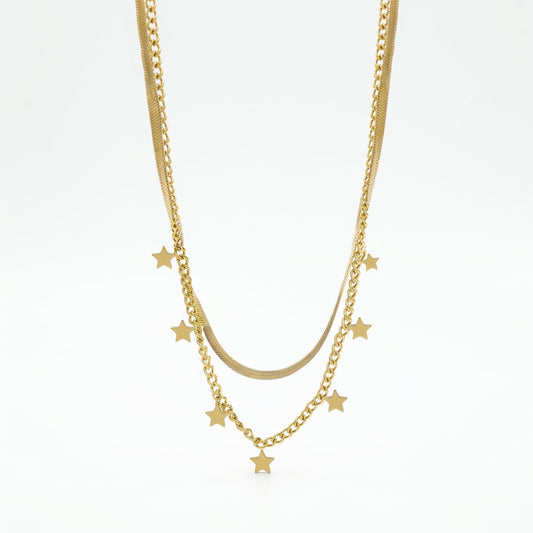 Stellar Harmony Layered Necklace