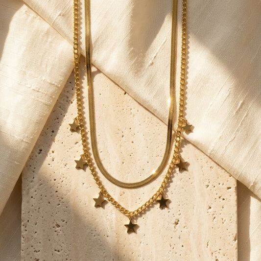 Stellar Harmony Layered Necklace