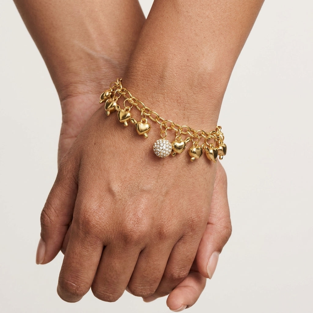 Heart Charm Bracelet - view 8