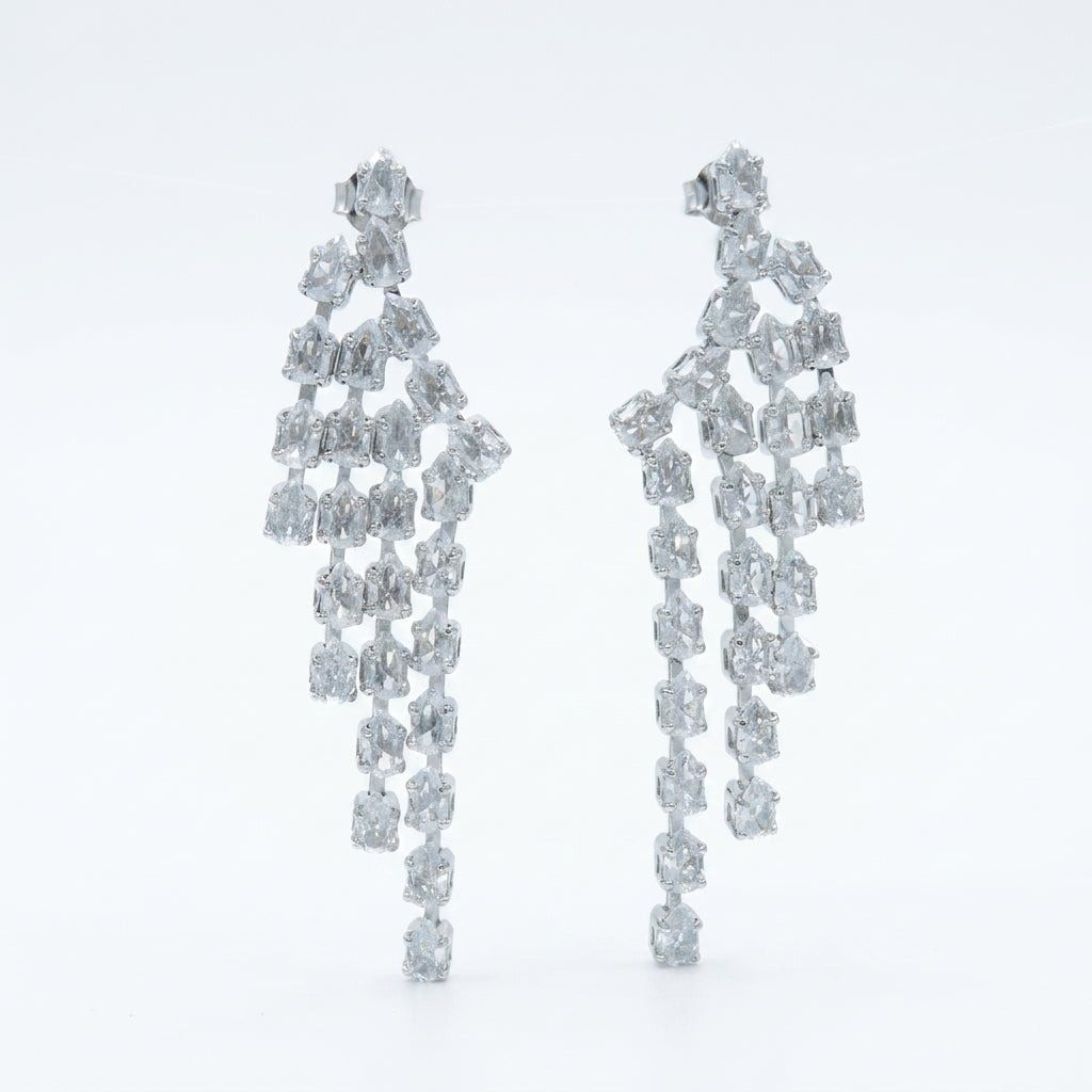Crystal Tassel Drop Earring - photo 7