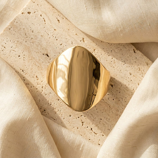 Sculpted dome Gold Cuff Bracelet - photo 2