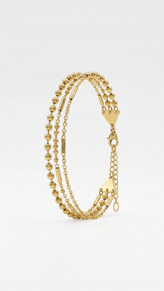 Golden Threads  Bracelet