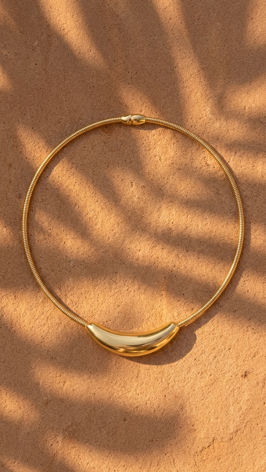 Golden Capsule Choker