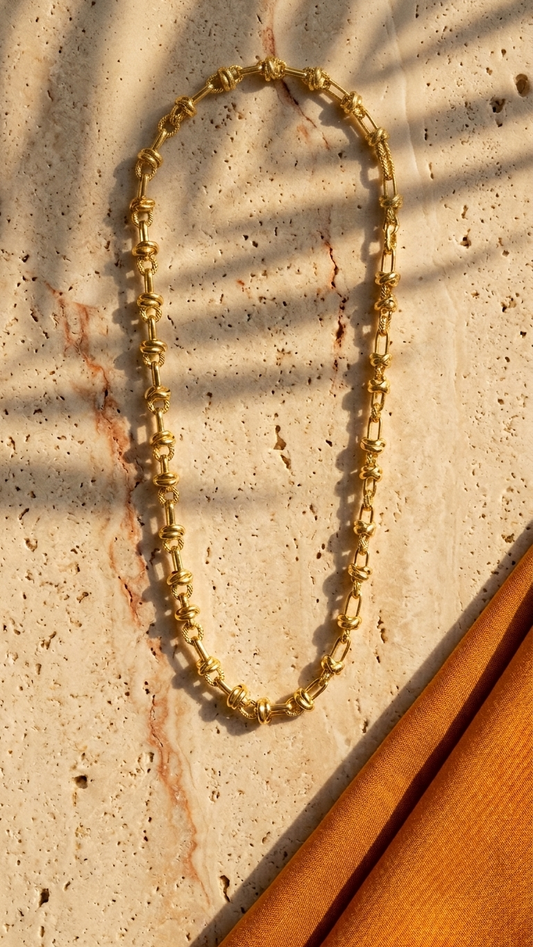 Golden Entwine Luxe Necklace