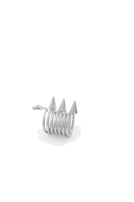 Premium Brass Spike Multi Layer Statement Ring for Women